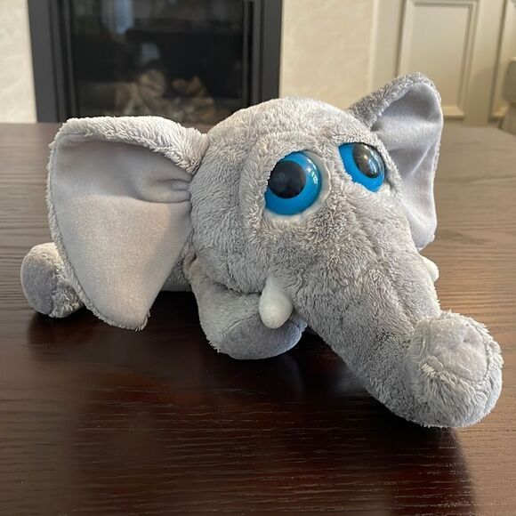 Russ Berrie Lil Peepers Gazoo The Grey Elephant 10" Stuffed Animal Plush Toy - Picture 2 of 8